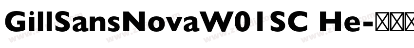 GillSansNovaW01SC He字体转换